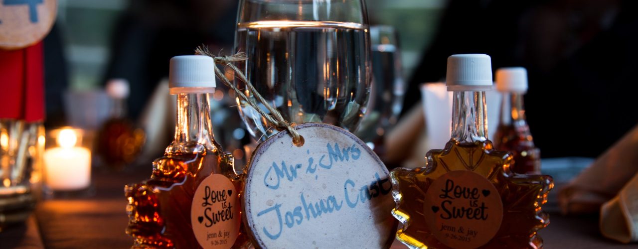 Custom wedding favors